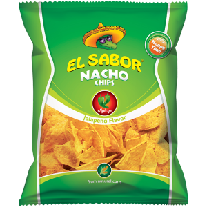 EL SABOR nacho chips с вкус на халапеньо 100 гр.